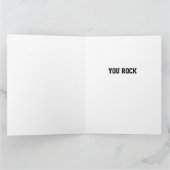 フットボールカード サンクス コーチ あなたは最高 カード (内部)