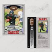 フットボールカード 名刺 (正面/裏面)