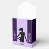 フットボールガールプレーヤーサッカーガール誕生日 フェイバーボックス (オープン)