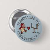 フットボールキックハート 缶バッジ (正面&裏面)