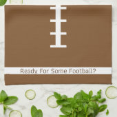 フットボールキッチンタオルの準備ができている キッチンタオル (折り畳み)