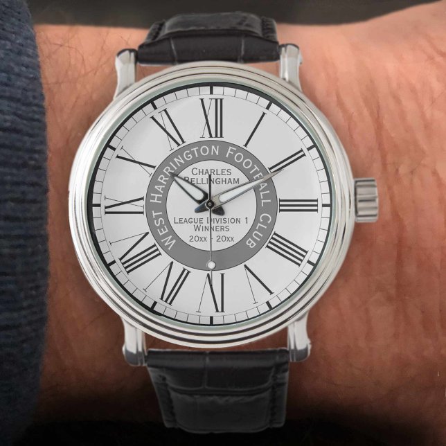 フットボールクラブフットボールトロフィー腕時計 腕時計 (クリエイターアップロード済み)