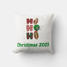 フットボールクリスマスホリデーホーホホ クッション