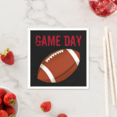 フットボールゲームデイ紙ナプキンス スタンダードカクテルナプキン (インサイチュ)