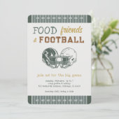 フットボールゲームナイトハウスウォッチパーティー 招待状 (スタンド正面)