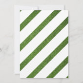 フットボールゲーム誕生日招待状ホワイト 招待状 (裏面)