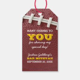 フットボールサンキューユーメッセージカード ギフトタグ