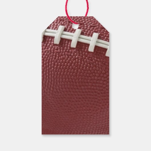 フットボールサンキューユーメッセージカード ギフトタグ (裏面)