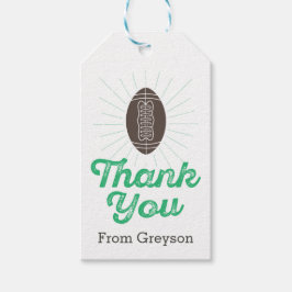 フットボールサンキューユーラベル ギフトタグ