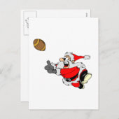 フットボールサンタ シーズンポストカード (正面/裏面)