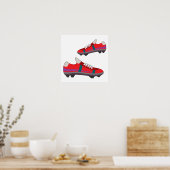 フットボールシューズポスター ポスター (キッチン)