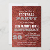 フットボールシルバーすべての行事招待状 招待状 (正面)