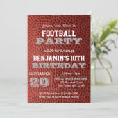 フットボールシルバーすべての行事招待状 招待状 (スタンド正面)