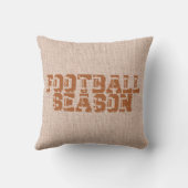 フットボールシーズンタイポグラフィ クッション (裏面)