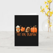 フットボールシーズン到来 フットボール フットボール 秋 サンクスギビング カード (黄色い花)