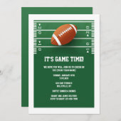 フットボールシーズン招待状 招待状 (正面/裏面)