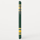 フットボールジャージーグリーン金ゴールド名前をカスタムする番号 Case-Mate iPhoneケース (裏面/左)