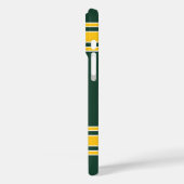 フットボールジャージーグリーン金ゴールド名前をカスタムする番号 Case-Mate iPhoneケース (裏面 / 左)