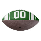 フットボールジャージーグリーン|白パーソナライズされた色 アメリカンフットボール (回転270)