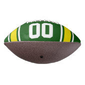 フットボールジャージーグリーン|黄パーソナライズされた色 アメリカンフットボール (回転270)