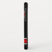 フットボールジャージーノベルティパーソナライズされた名 Case-Mate iPhoneケース (裏面/左)