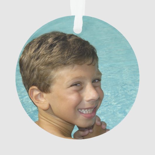 フットボールジャージー名前をカスタムする番号 オーナメント (裏面)