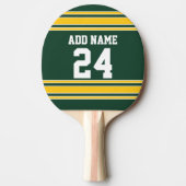 フットボールジャージー名前をカスタムする番号 卓球ラケット (正面)
