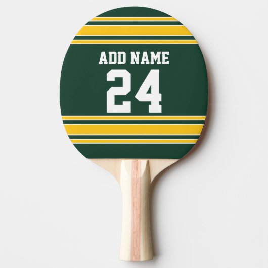 フットボールジャージー名前をカスタムする番号 卓球ラケット (正面)
