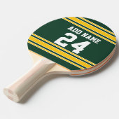 フットボールジャージー名前をカスタムする番号 卓球ラケット (正面アングル)