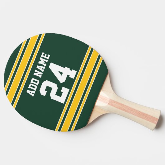 フットボールジャージー名前をカスタムする番号 卓球ラケット (横)