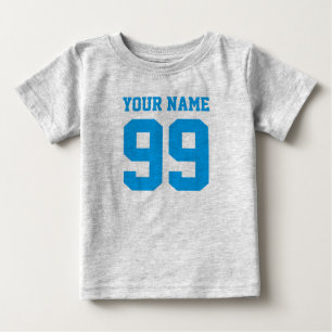 フットボールジャージ ボーイ用ベビーボディスーツ スポーツベビー服 ベビーTシャツ
