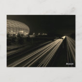 フットボールスタジアムの郵便はがき ポストカード (裏面)