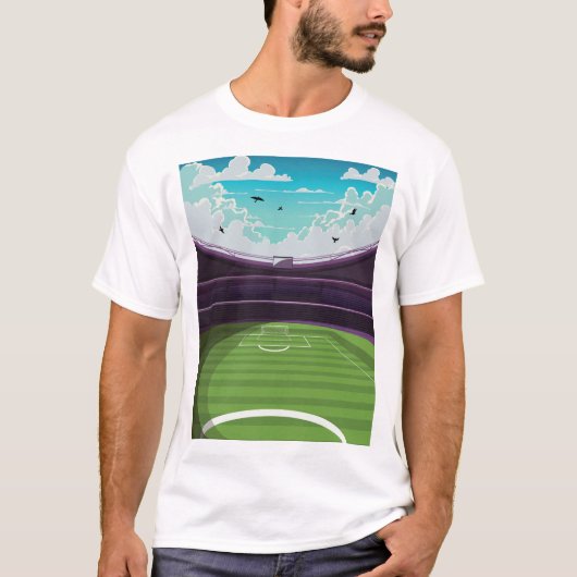 フットボールスタジアム Tシャツ (正面)