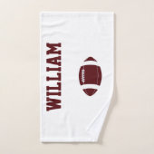 フットボールスパーソナライズされたポーツ ハンドタオル (ハンドタオル)