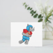 フットボールスポーツでのサイ ポストカード (スタンド正面)