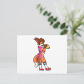 フットボールスポーツでの狐 ポストカード (スタンド正面)