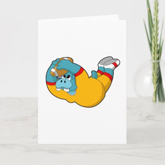 フットボールスポーツのヒッポ カード (正面)