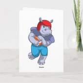 フットボールスポーツのヒッポ カード (裏面)