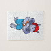 フットボールスポーツのヒッポ ジグソーパズル (横)