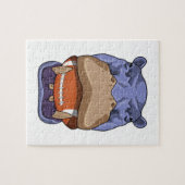 フットボールスポーツのヒッポ ジグソーパズル (横)