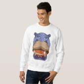 フットボールスポーツのヒッポ スウェットシャツ (正面フル)