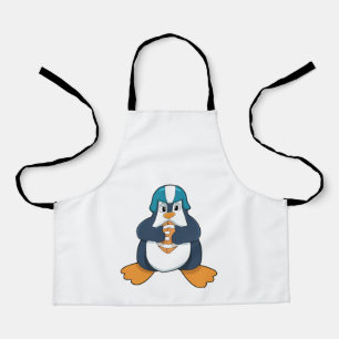 フットボールスポーツのペンギン エプロン