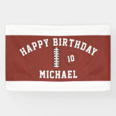 フットボールスポーツパーティーボーイズ誕生日バナー 横断幕 (横)