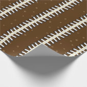 フットボールスポーツ子供の誕生日 ラッピングペーパー (角)