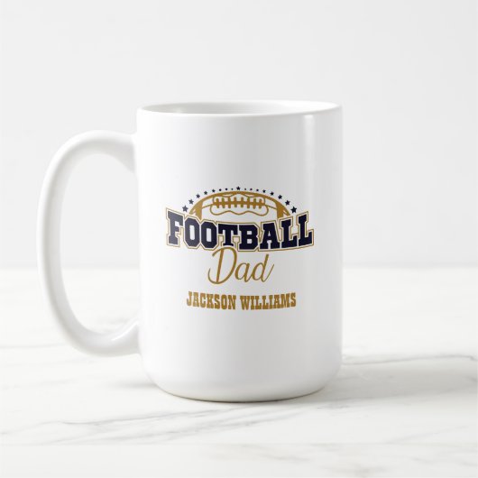 フットボールダッド コーヒーマグカップ (左)