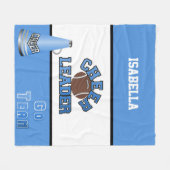 フットボールチアリーダーフリースブランケット フリースブランケット (正面(横))