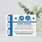 フットボールチケットウェディング情報 エンクロージャーカード (スタンド正面)