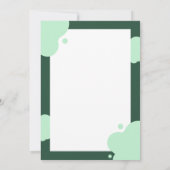 フットボールチケットオールアクセスベビーシャワー 招待状 (裏面)