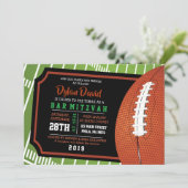 フットボールチケット バー バット ミッツヴァー 招待状 (スタンド正面)