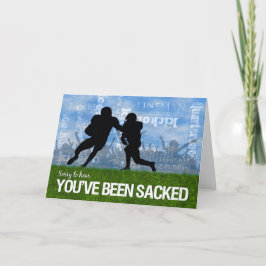 フットボールテーマ選手を現場に迎える カード